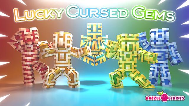 Thumbnail of the Minecraft Bedrock Marketplace product Lucky Cursed Gems created by Razzleberries.