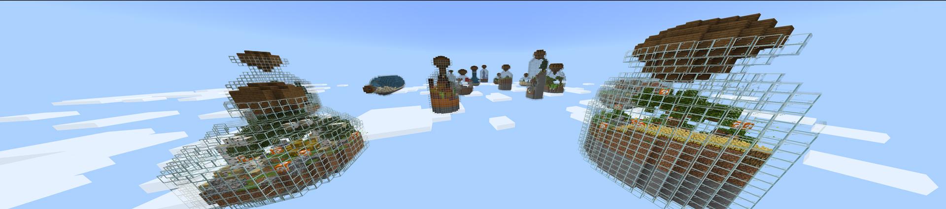 Panorama of the Minecraft Bedrock Marketplace product Lucky Jars created by Razzleberries.