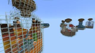 Screenshot of the Minecraft Bedrock Marketplace product Lucky Jars created by Razzleberries.