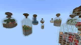 Screenshot of the Minecraft Bedrock Marketplace product Lucky Jars created by Razzleberries.