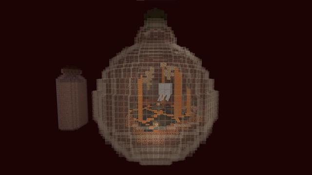 Screenshot of the Minecraft Bedrock Marketplace product Lucky Jars created by Razzleberries.