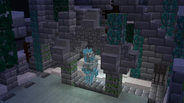 Screenshot of the Minecraft Bedrock Marketplace product Lucky Skyblock: Dungeons created by Razzleberries.