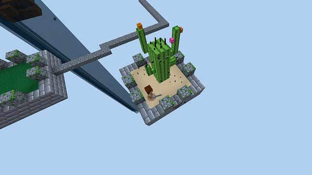 Screenshot of the Minecraft Bedrock Marketplace product Lucky Skyblock created by Razzleberries.