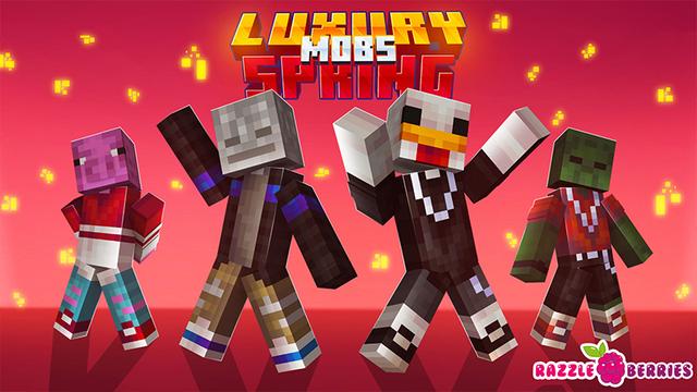 Thumbnail of the Minecraft Bedrock Marketplace product Luxury Spring Mobs created by Razzleberries.