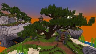 Screenshot of the Minecraft Bedrock Marketplace product Magic Skies Anime created by Razzleberries.