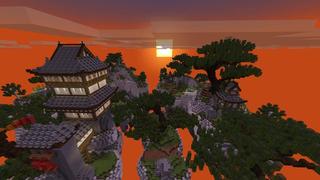 Screenshot of the Minecraft Bedrock Marketplace product Magic Skies Anime created by Razzleberries.