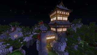 Screenshot of the Minecraft Bedrock Marketplace product Magic Skies Anime created by Razzleberries.