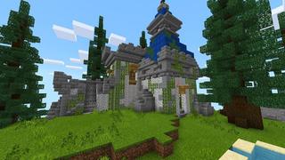 Screenshot of the Minecraft Bedrock Marketplace product Magic Skies Castle created by Razzleberries.