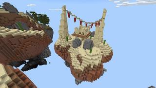 Screenshot of the Minecraft Bedrock Marketplace product Magic Skies Desert created by Razzleberries.
