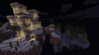 Screenshot of the Minecraft Bedrock Marketplace product Magic Skies Desert created by Razzleberries.