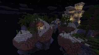 Screenshot of the Minecraft Bedrock Marketplace product Magic Skies Desert created by Razzleberries.