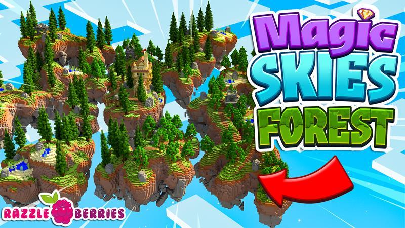 Magic Skies Forest by Razzleberries | CHUNK - Minecraft Bedrock ...