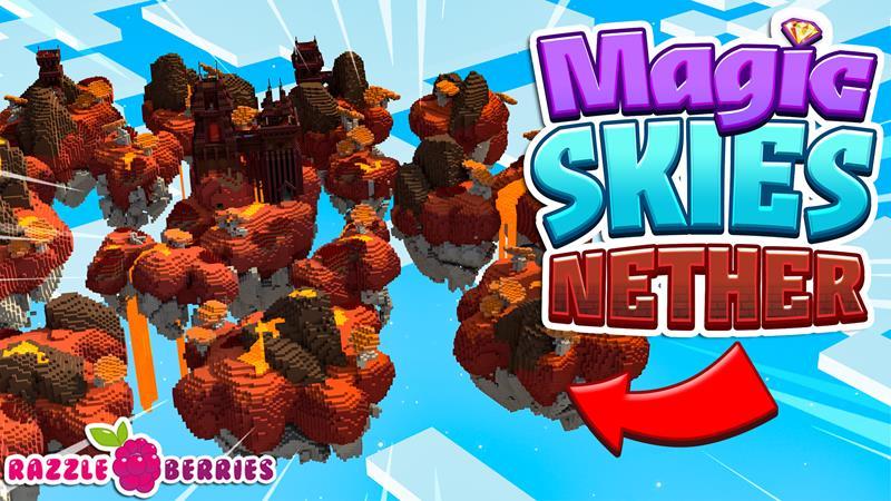 Magic Skies Nether by Razzleberries | CHUNK - Minecraft Bedrock ...