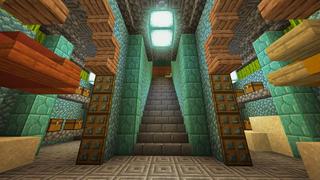 Screenshot of the Minecraft Bedrock Marketplace product Magic Skies Ocean created by Razzleberries.