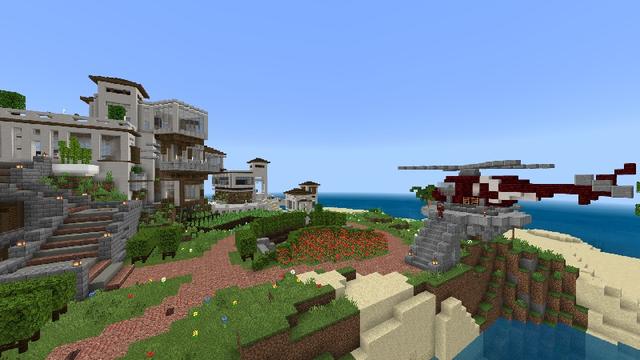 Screenshot of the Minecraft Bedrock Marketplace product Mansion Getaway created by Razzleberries.