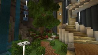 Screenshot of the Minecraft Bedrock Marketplace product Mansion Under House created by Razzleberries.