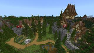 Screenshot of the Minecraft Bedrock Marketplace product MC But: Mobs Drop Random Loot created by Razzleberries.