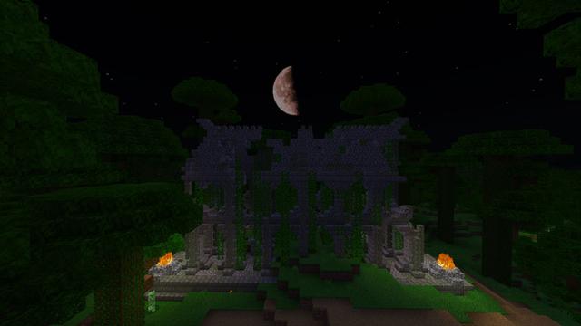 Screenshot of the Minecraft Bedrock Marketplace product MC But: You Fear the Dark created by Razzleberries.