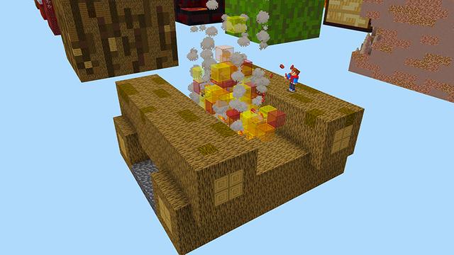 Screenshot of the Minecraft Bedrock Marketplace product Mega Blocks 2 created by Razzleberries.
