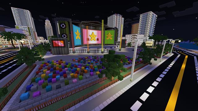 Screenshot of the Minecraft Bedrock Marketplace product Mega City 2 created by Razzleberries.