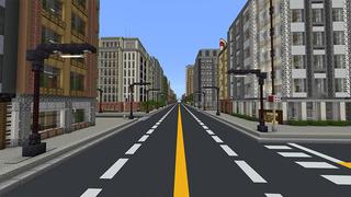 Screenshot of the Minecraft Bedrock Marketplace product Mega City created by Razzleberries.