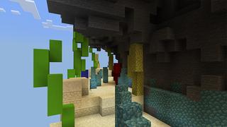 Screenshot of the Minecraft Bedrock Marketplace product Mega Spiral Parkour created by Razzleberries.