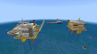 Screenshot of the Minecraft Bedrock Marketplace product Megalodon created by Razzleberries.