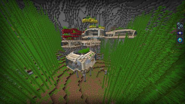 Screenshot of the Minecraft Bedrock Marketplace product Megalodon created by Razzleberries.