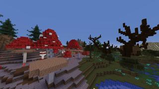 Screenshot of the Minecraft Bedrock Marketplace product Micro Biomes created by Razzleberries.