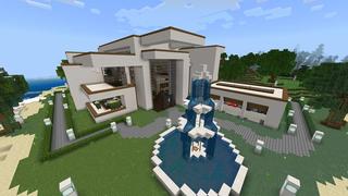 Screenshot of the Minecraft Bedrock Marketplace product Millionaire Beachside Mansion created by Razzleberries.