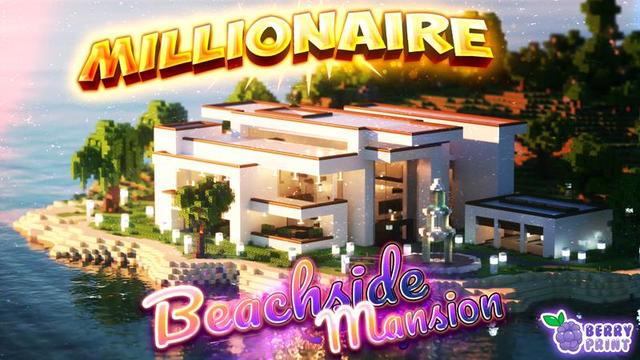 Thumbnail of the Minecraft Bedrock Marketplace product Millionaire Beachside Mansion created by Razzleberries.