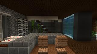 Screenshot of the Minecraft Bedrock Marketplace product Millionaire Cliffside Mansion created by Razzleberries.