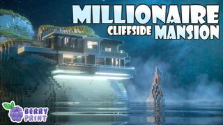 Thumbnail of the Minecraft Bedrock Marketplace product Millionaire Cliffside Mansion created by Razzleberries.
