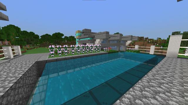 Screenshot of the Minecraft Bedrock Marketplace product Millionaire Diamond Mansion created by Razzleberries.