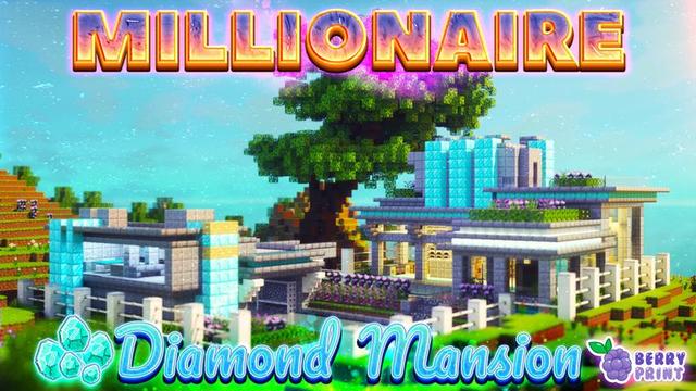 Thumbnail of the Minecraft Bedrock Marketplace product Millionaire Diamond Mansion created by Razzleberries.