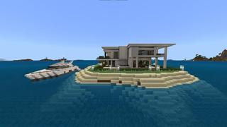 Screenshot of the Minecraft Bedrock Marketplace product Millionaire Island Base created by Razzleberries.