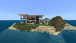 Screenshot of the Minecraft Bedrock Marketplace product Millionaire Island Base created by Razzleberries.