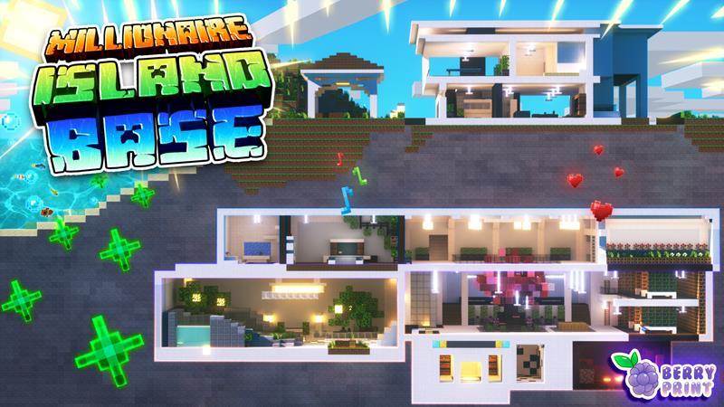 Millionaire Island Base by Razzleberries | CHUNK - Minecraft Bedrock ...