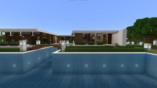 Screenshot of the Minecraft Bedrock Marketplace product Millionaire Tropical Mansion created by Razzleberries.