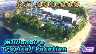 Thumbnail of the Minecraft Bedrock Marketplace product Millionaire Tropical Vacation created by Razzleberries.