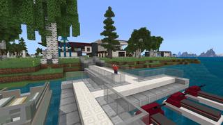 Screenshot of the Minecraft Bedrock Marketplace product Millionaire Vacation Island created by Razzleberries.