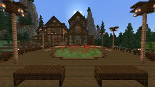 Screenshot of the Minecraft Bedrock Marketplace product Millionaire Vacation Mansion created by Razzleberries.
