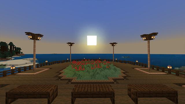 Screenshot of the Minecraft Bedrock Marketplace product Millionaire Vacation Mansion created by Razzleberries.