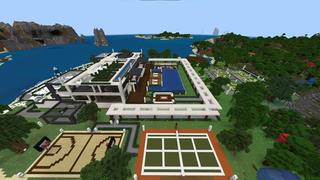 Screenshot of the Minecraft Bedrock Marketplace product Millionaire Vacation Villa created by Razzleberries.