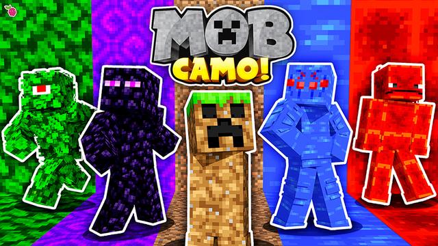 Thumbnail of the Minecraft Bedrock Marketplace product Mob Camo! created by Razzleberries.