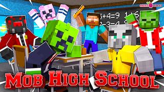 Thumbnail of the Minecraft Bedrock Marketplace product Mob High School created by Razzleberries.