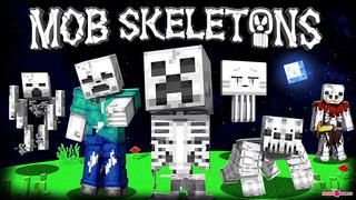 Thumbnail of the Minecraft Bedrock Marketplace product Mob Skeletons created by Razzleberries.