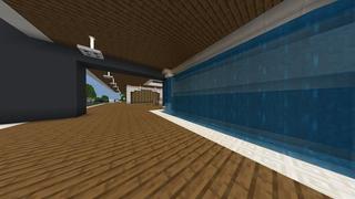 Screenshot of the Minecraft Bedrock Marketplace product Modern Beachside Villa created by Razzleberries.