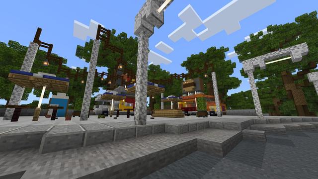 Screenshot of the Minecraft Bedrock Marketplace product Modern City created by Razzleberries.