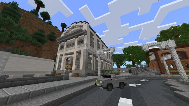 Screenshot of the Minecraft Bedrock Marketplace product Modern City created by Razzleberries.